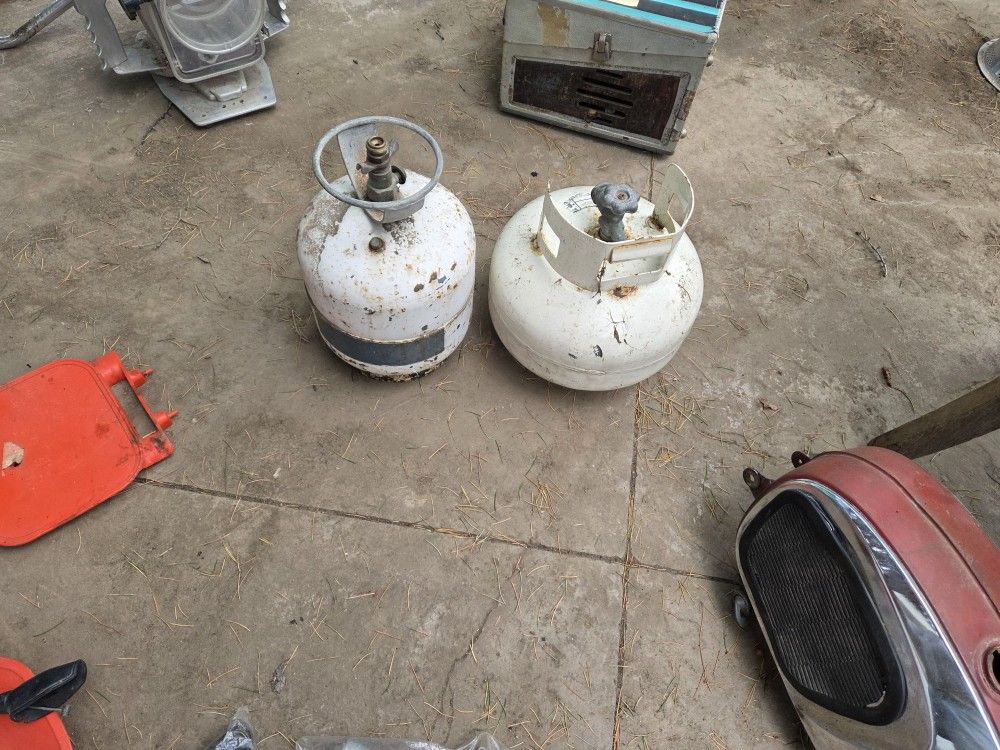 Vintage Camper Tanks.