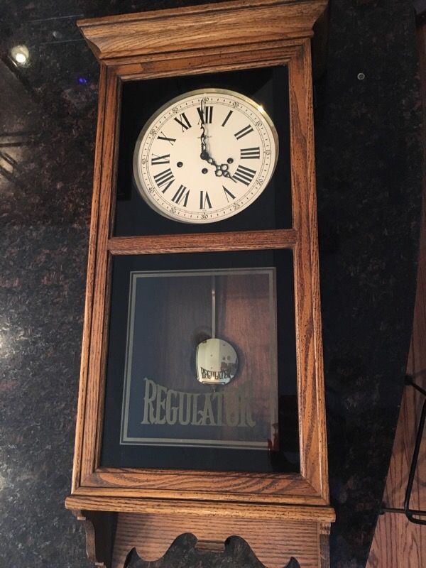 Vintage Howard Miller Wall Clock-Regulator