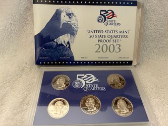 2003 US Mint 50 State Quarters Proof Set