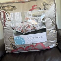 Nine Piece Comforter Table Size King Brand New