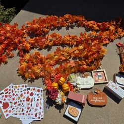Fall Decorations Classroom Teacher Party Leaves Pumpkin 