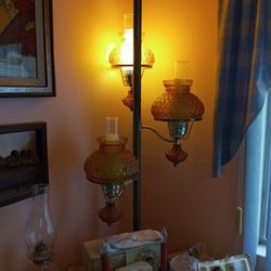 Vintage Mid Century Tension Pole Lamp