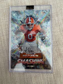 Antonio Williams Auto 1/1 Wild Card Smashing – Clemson WR