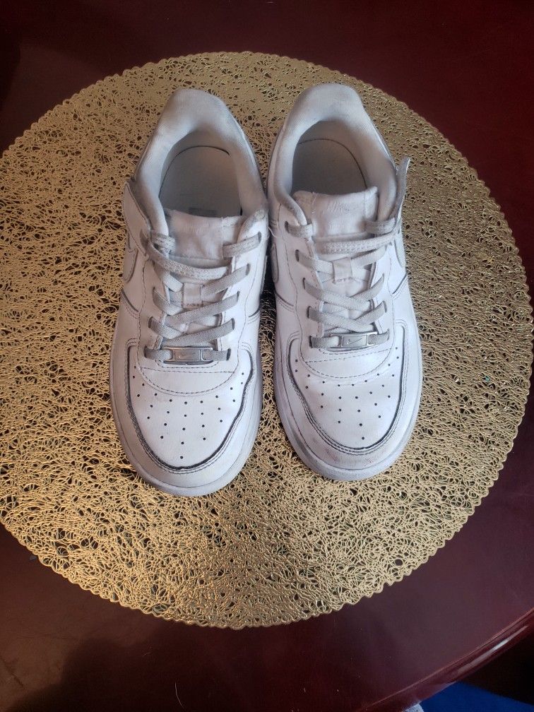 Kids White Air Force Ones
