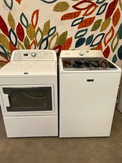 Maytag washer and dryer laundry