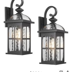 2 Outdoor Wall Light, 22inch