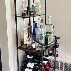 Baker’s Rack In Great Condition With Wine Storage