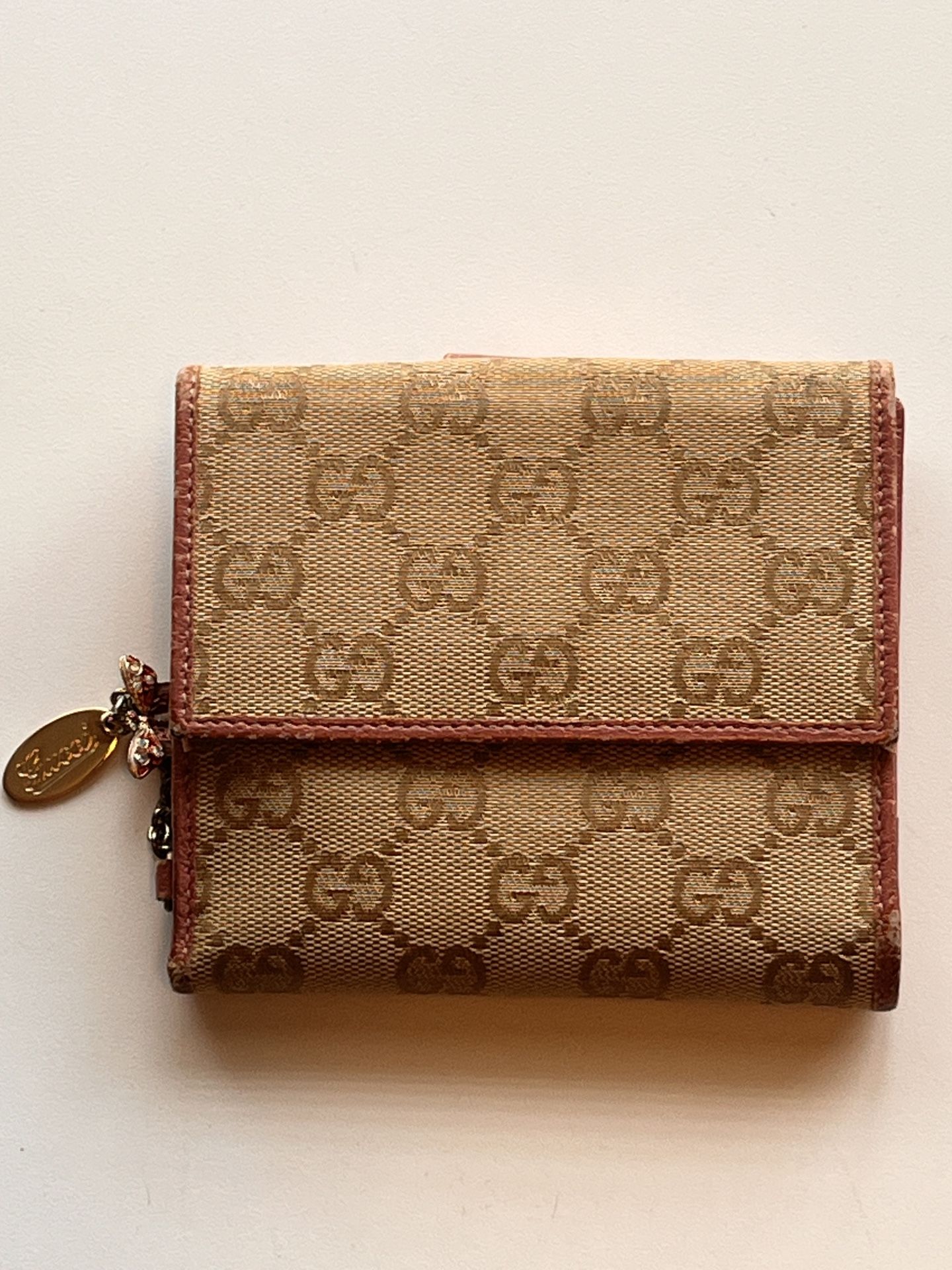 Gucci Chains Pink Wallet 