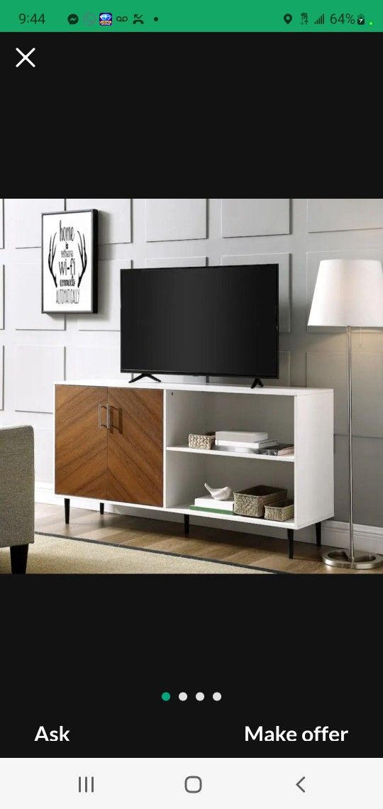 MidCenturyModernStyleBuffet Or Tv Entertainment(New In A Box)