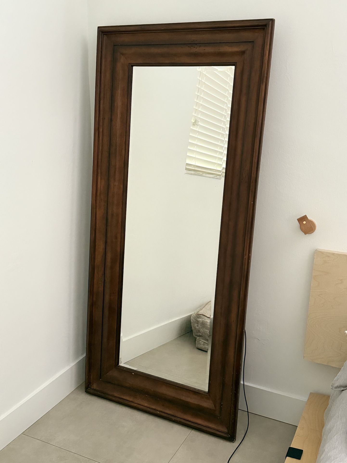 Vintage Mirror Wood Frame