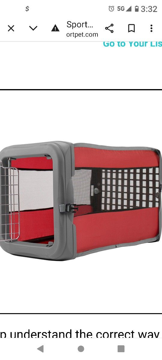 Sport Pop Crate Kennel
