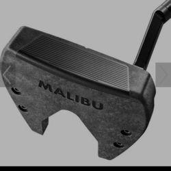 La Gold Malibu Plumbers Neck Carbon Fiber Putter