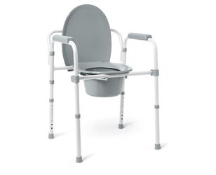 New adjustable bedside commode
