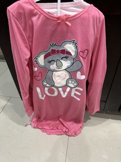 Girls Night Gown Set Size 12 New 