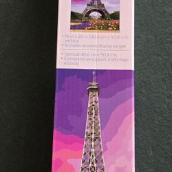 Artist's Loft Paint by Number Kit Eiffel Tower 16x21.5 inches