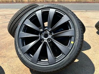 FREE DELIVERY OEM 2025 Tesla Model X Plaid Wheels 265/35/22 and 285/35/22 Pirelli All Season