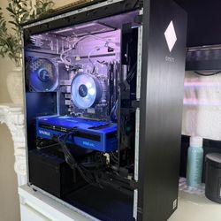 Black Gaming Pc Computer Desktop Intel Arc B570 / i5-10400