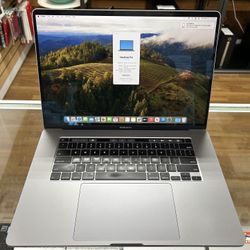 Macbook Pro 16 inch 2019 Touch Bar core i7 16GB RAM 1TB SSD 
