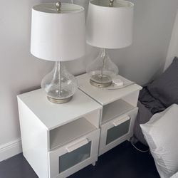 Lamp and Nightstand Set