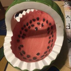 Vintage Ceramic water melon Bowl Serving 🍉 perfect for table decoration