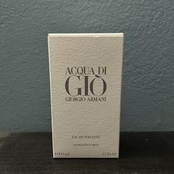 ACQUA DE GIO EDT EAU DE TOILETTE 3.4 Oz COLOGNE/PERFUME 