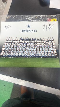 Signed Cowboys Picture