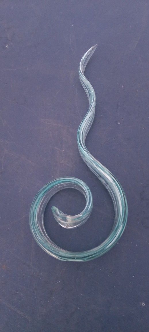 Art Glass Hand Blown Ribbon Figurine
