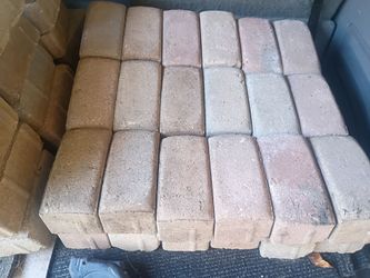 Concrete Patio Pavers Mixed Colors