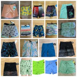 Kids Boys Swimming Shorts Sizes Available From 4 -5 Up To Size 16