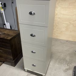 Wood File Cabinet