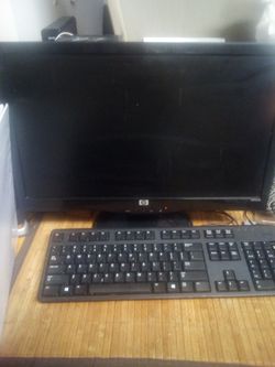 Home Computer HP monitor, Dell key board, COMPAQ PRESARIO