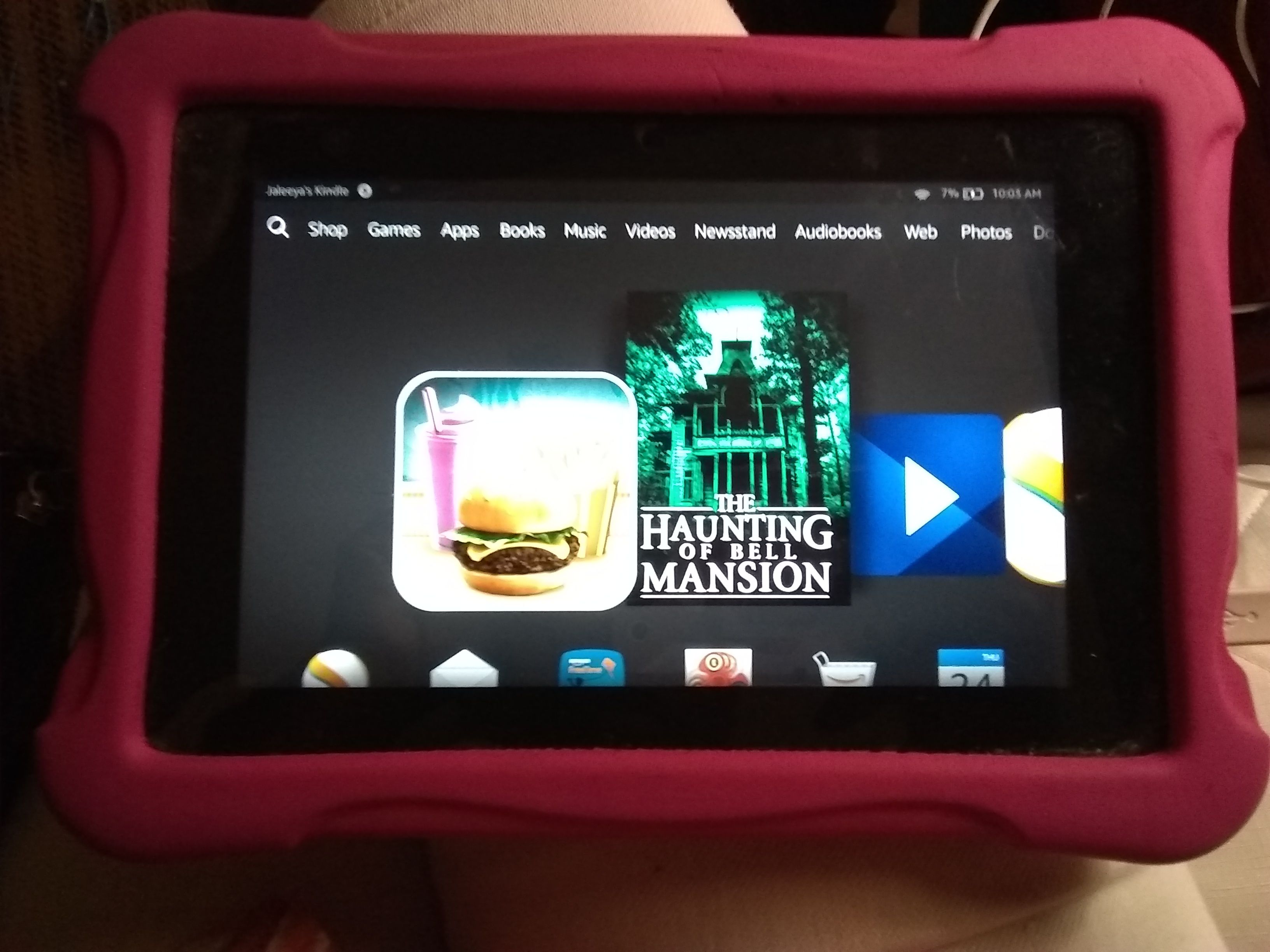 Kindle Fire tablet