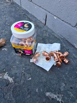 Streamline 1/2 in Copper Press 90° Long Radius Elbows Bulk Pack