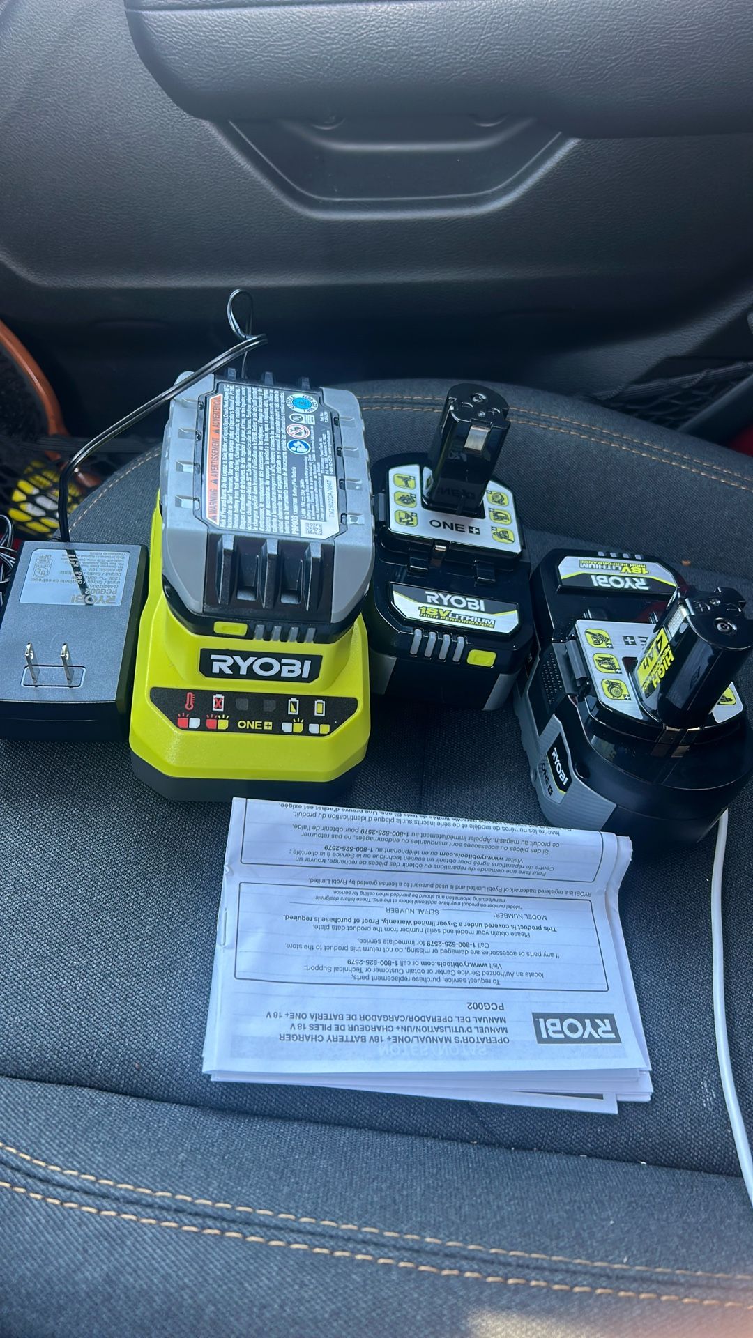 One+ 18v Battery charger (3batteries Included)