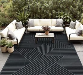 KUETH 8'x 10' Outdoor Ru... KUETH 8'x 10' Outdoor Rug Plastic Foldable Waterproof Outsid...