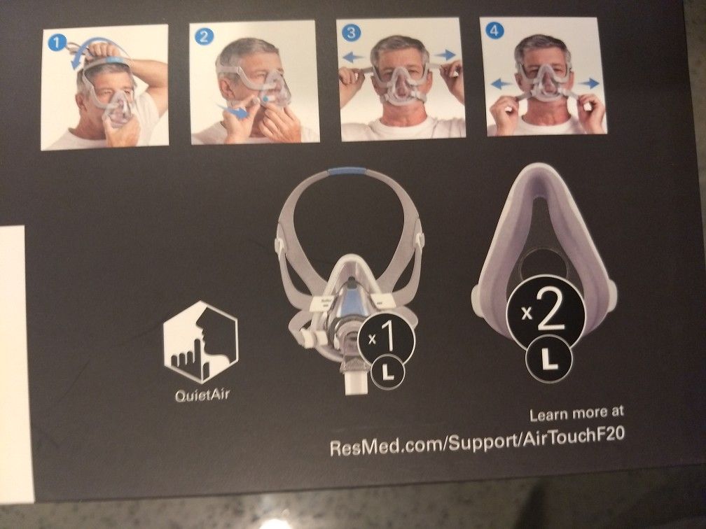 ResMed Airtouch memory foam CPAP mask