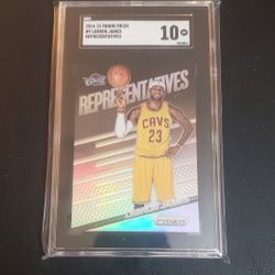 LeBron James Insert-Silver Prizm (GEM-MT 10)