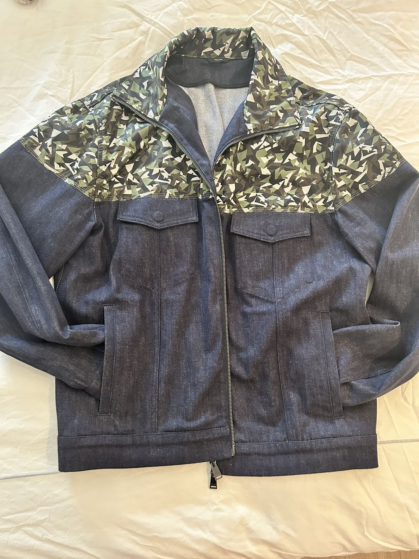 Fendi Jean Jacket men’s size 50 XXL