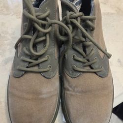 Dr Martens Olive Green Bonny Boots 