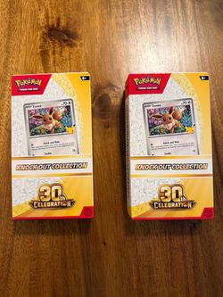 Pokémon 30th celebration knockout box