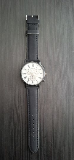 Leather Quartz Watch Unisex