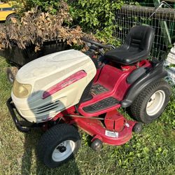 White Riding Mower 