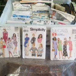 80's /90's semi vintage 50+ clothing  patterns McCalls,Calvin cline ,Simplicity $4 to $6 each O.B.O.
In great condition