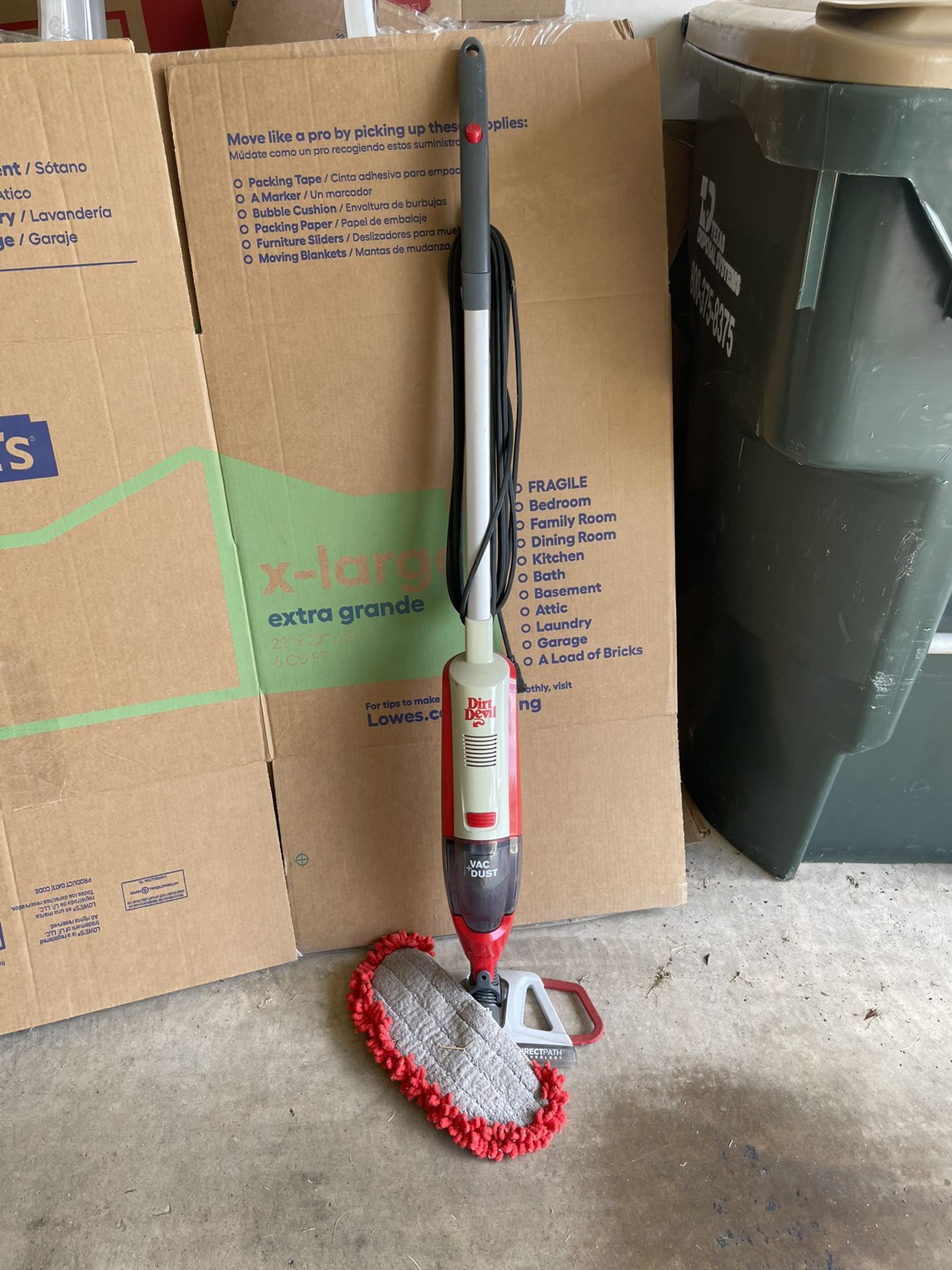 Dust Vacuum And Broom