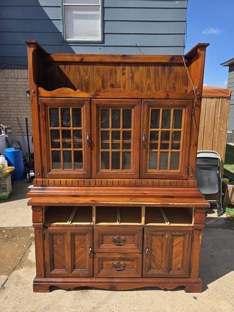 Wooden China Cabinet