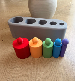 Montessori Size Sorting Peg Set