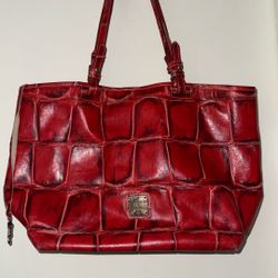 Authentic Dooney And Burke Red Bag