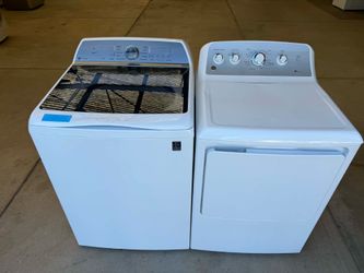 GE XL washer and gas dryer