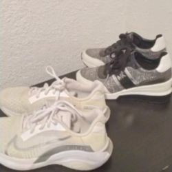 Girl Shoes Nike And Mk Size 7.5