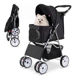 Petsite Small Pet Stroller up to 33 Pounds